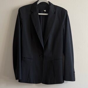 Elegant Dark Grey Women's Blazer